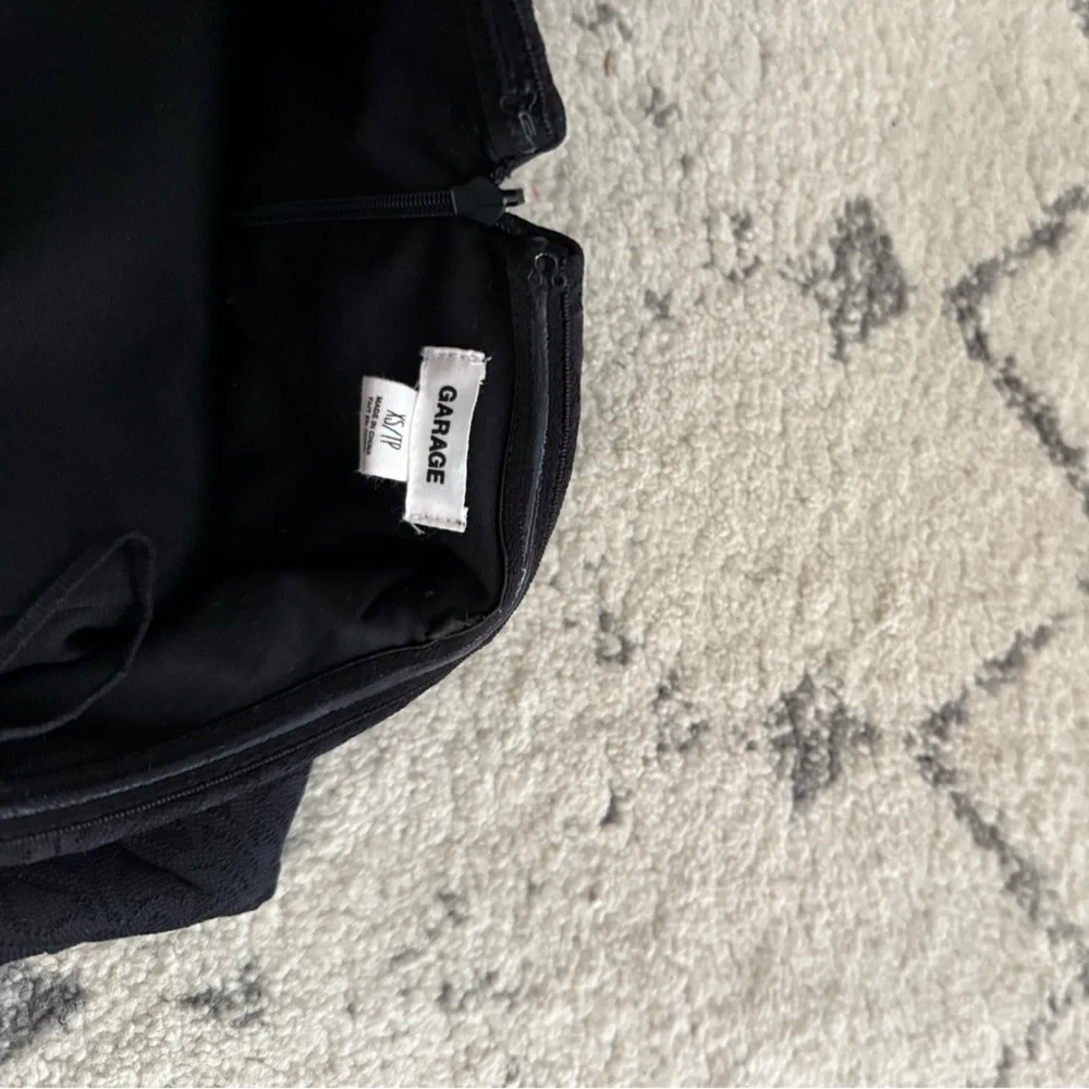 Black Lace Strapless Fit & Flare Mini Dress - Picture 5 of 7